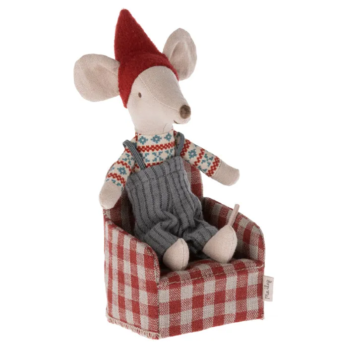 Maileg Toys Mouse Miniature Chair Red