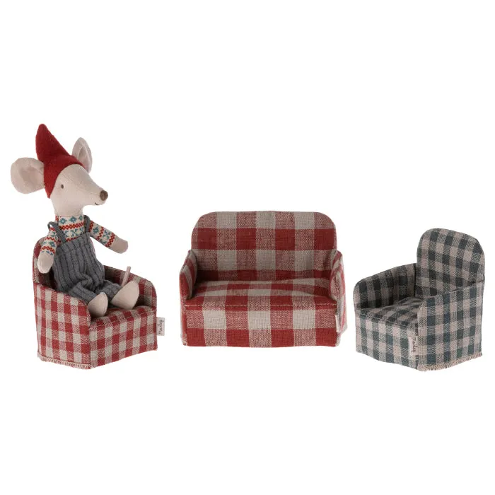 Maileg Toys Mouse Miniature Chair Red