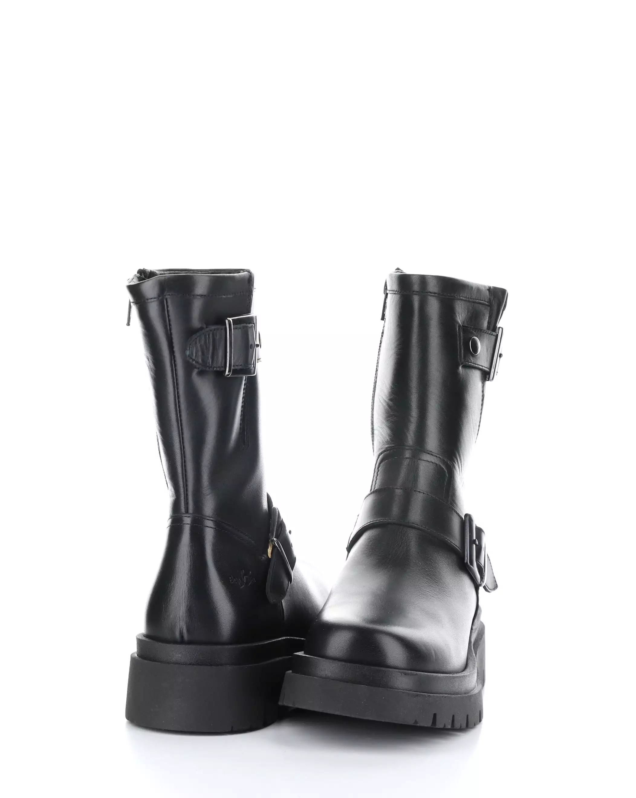 MARANG BLACK Round Toe Boots