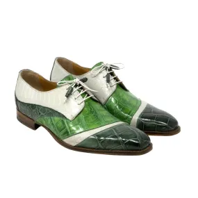 Mauri 3064 Swag Men's Designer Shoes Multi Color Exotic Skin Wing-tip Oxfords (MA5109)