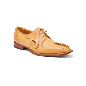 Mauri 3074 Fatality Men's Shoes Dune Exotic Crocodile / Hornback Tail Derby Oxfords (MA5318)