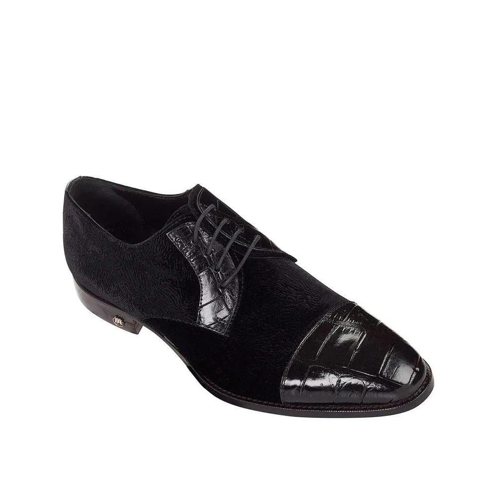 Mauri Men's Ticinese Black Oxfords 53164 (MA4320)