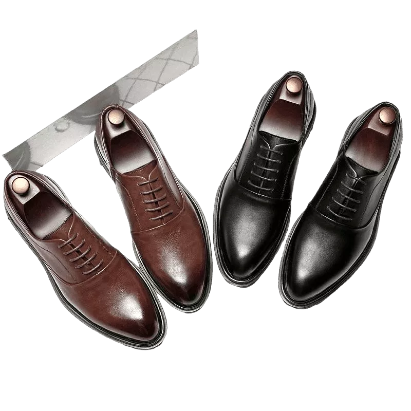 Men  Dress Shoes -  Ronald Leather Oxford Shoes