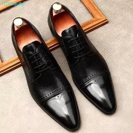 Men  Dress Shoes -  Ugo Leather Oxford Shoes