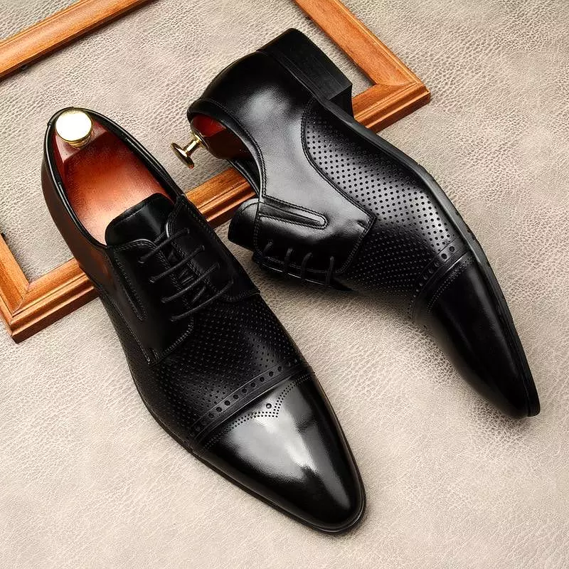 Men  Dress Shoes -  Ugo Leather Oxford Shoes