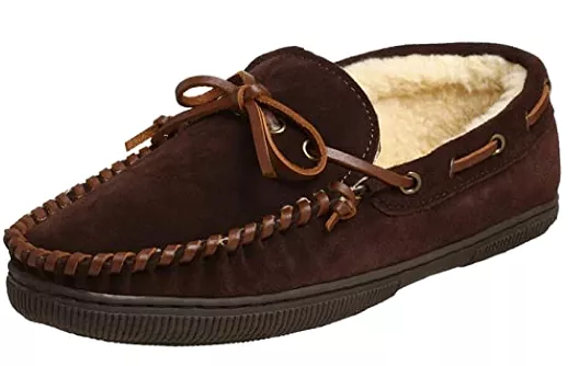 Men's Tamarac by Slippers International •Arizona• Fleece- lined Suede Slipper