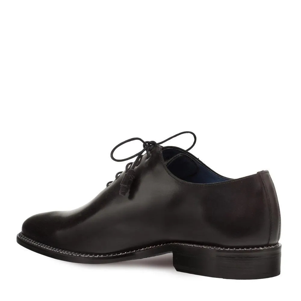 Mezlan Enterprise 9744 Men's Shoes Black Plain Calf-Skin Leather Oxfords (MZ3238)