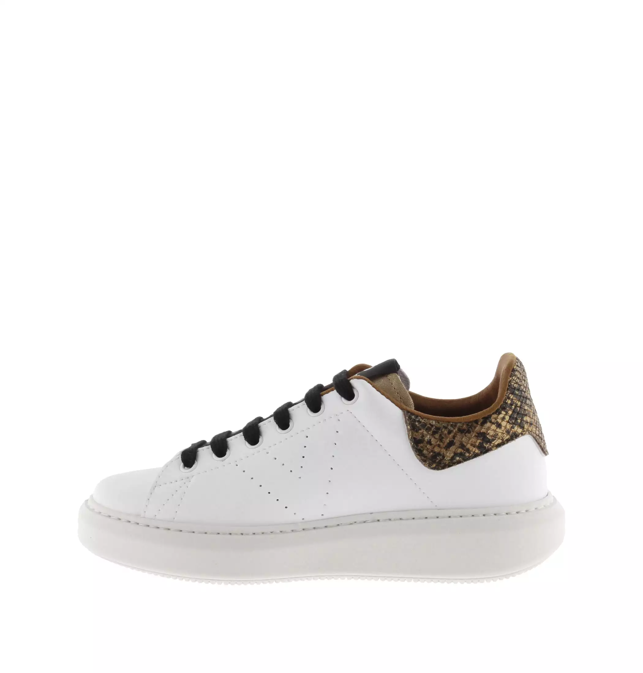 Milan Faux Leather & Snake Sneaker for Women - 1263104