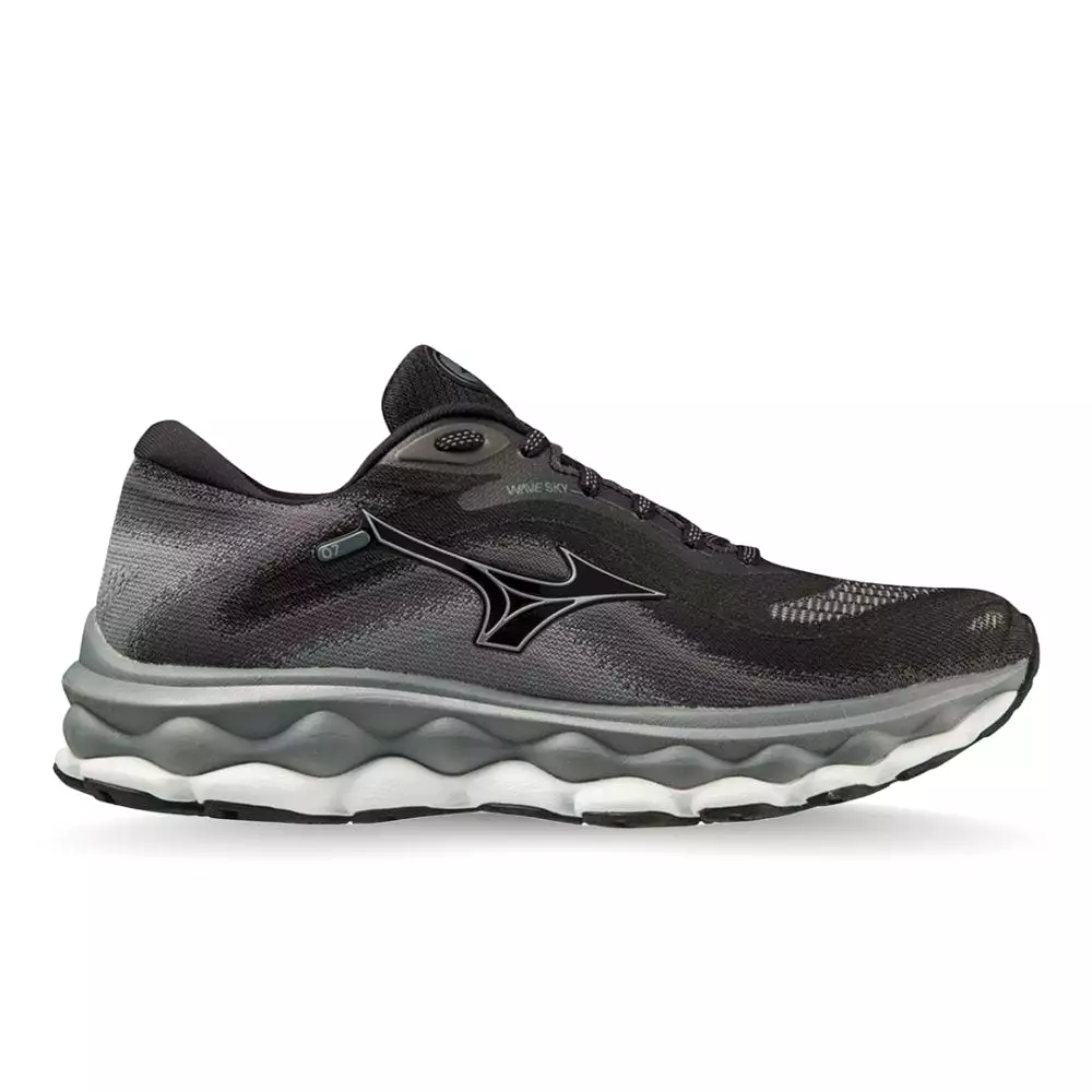 Mizuno Women's Wave Sky 7 - Black/Silverstar