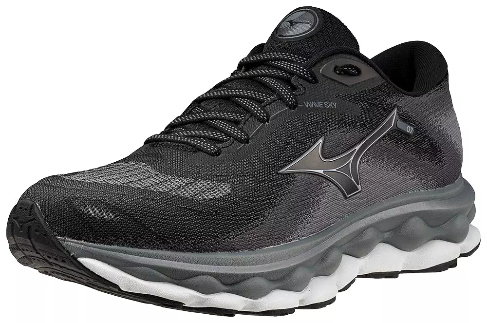 Mizuno Women's Wave Sky 7 - Black/Silverstar