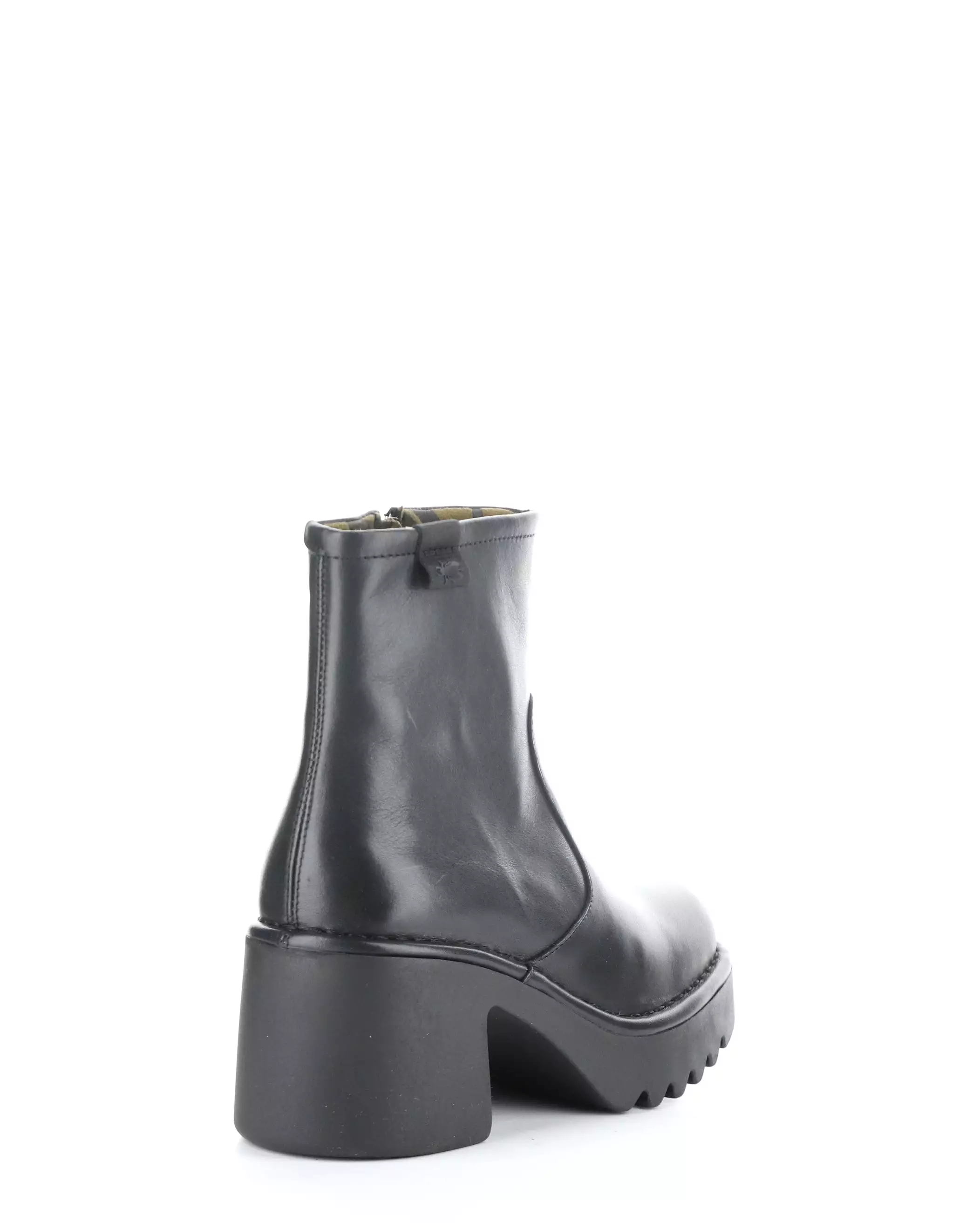 MOGE250FLY 000 BLACK Round Toe Boots