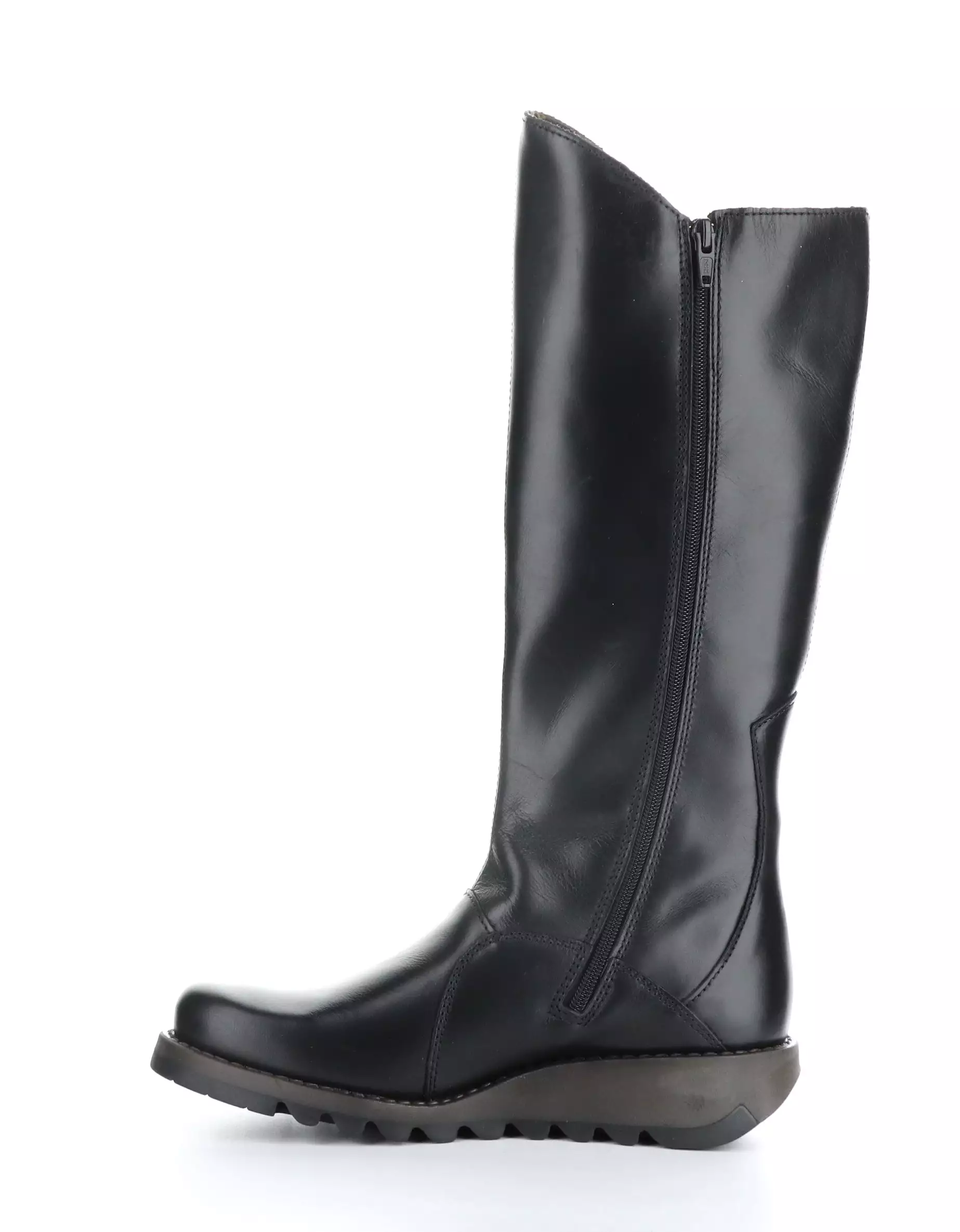 MOL912FLY 005 BLACK Round Toe Boots