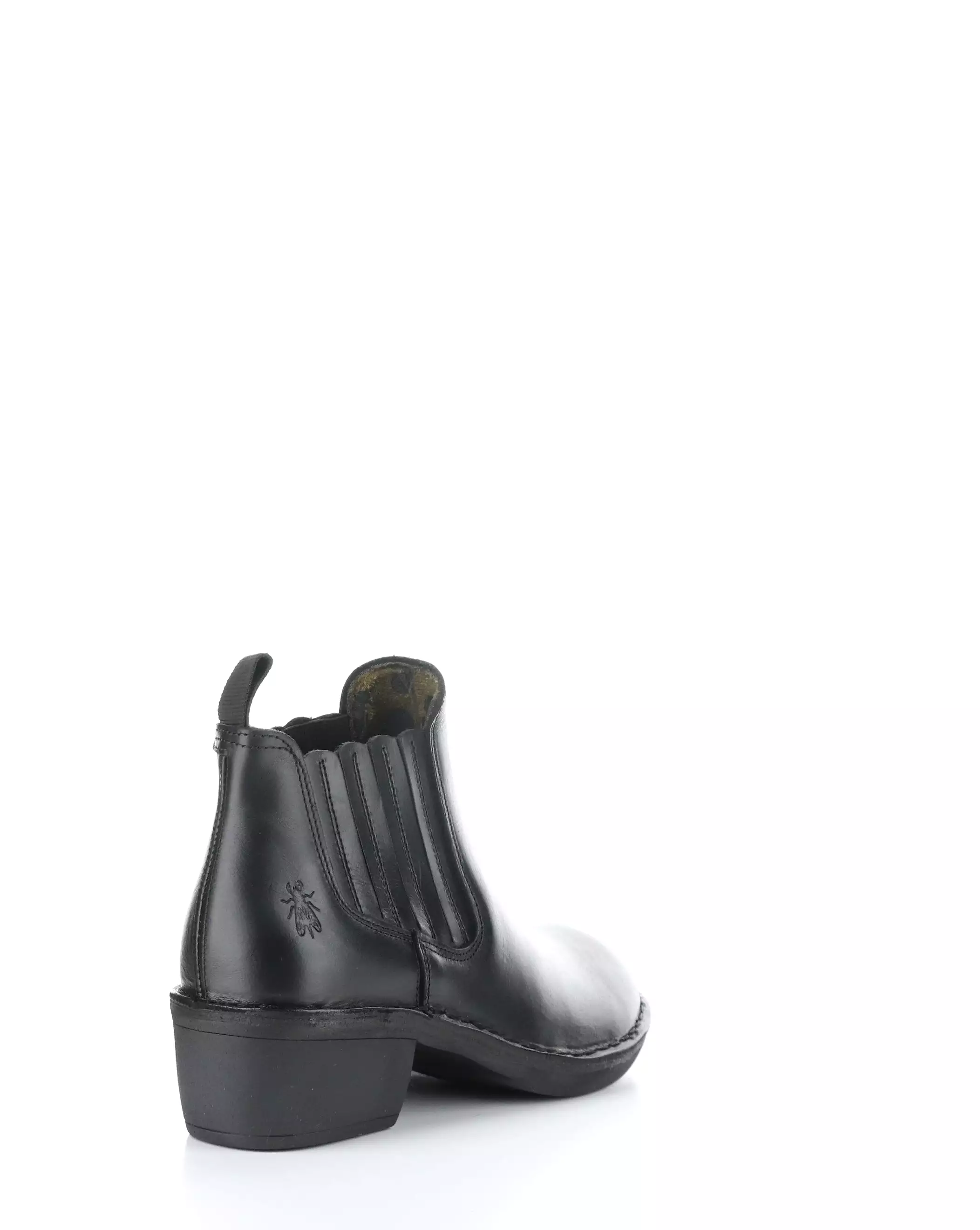 MOOF103FLY 000 BLACK Round Toe Boots