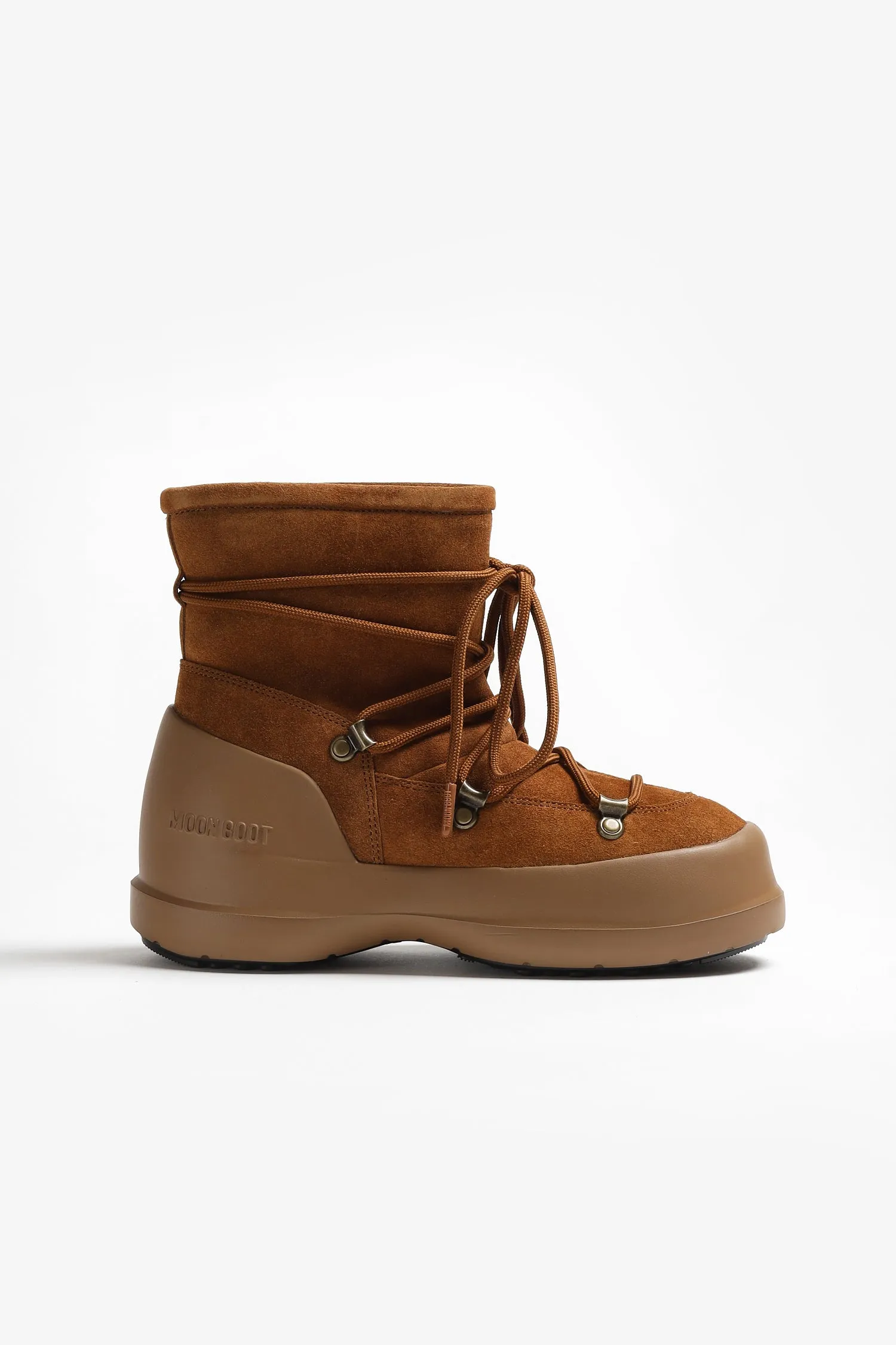 Moon Boot Luna Suede in Cognac