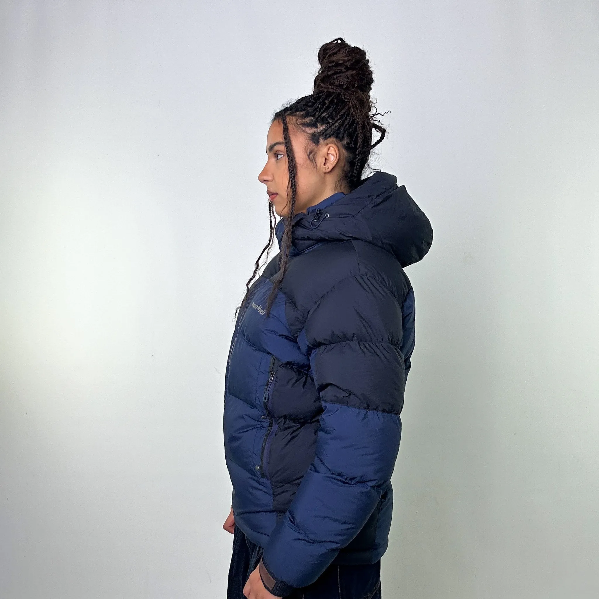 Navy Blue y2ks Mont Bell Puffer Jacket Coat (M)