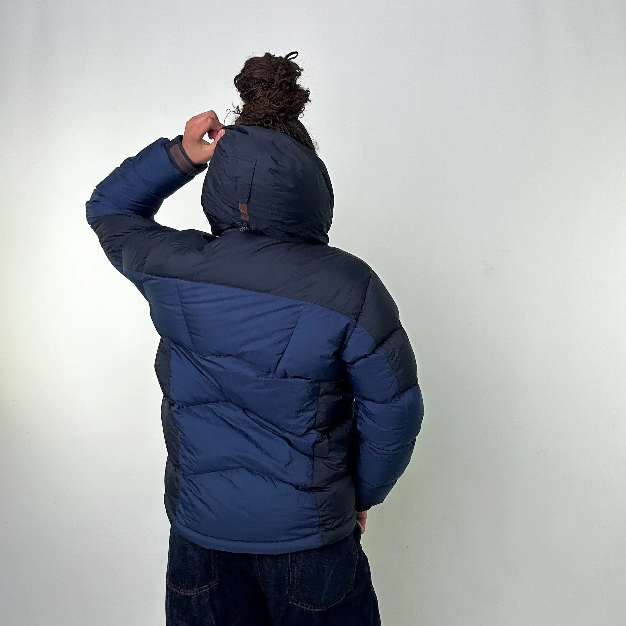 Navy Blue y2ks Mont Bell Puffer Jacket Coat (M)