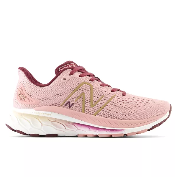 New Balance Women's Fresh Foam X 860v13 Pink Moon with Burgundy