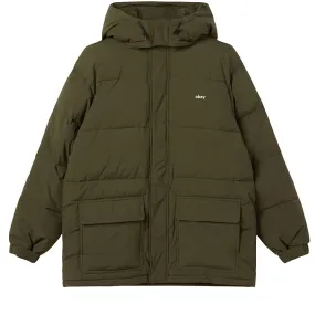 OBEY BRUNSWICK PUFFER // KOMBU GREEN