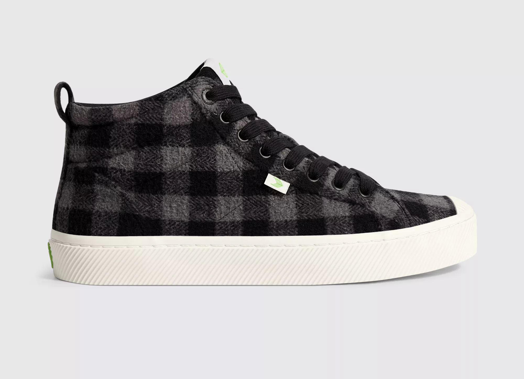 OCA High Black Plaid Sneaker Men