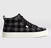 OCA High Black Plaid Sneaker Women