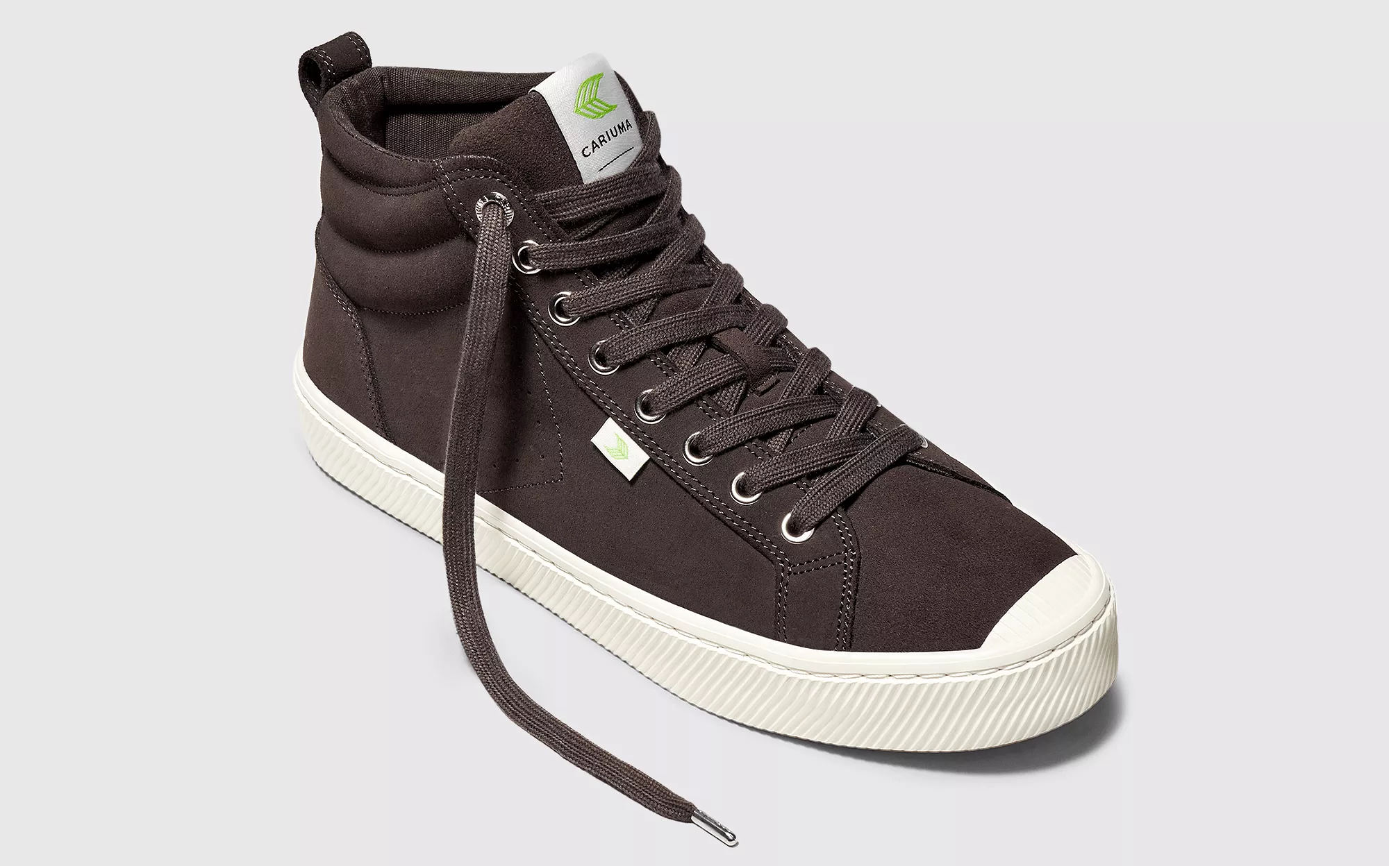 OCA High Dark Brown Suede Sneaker Women