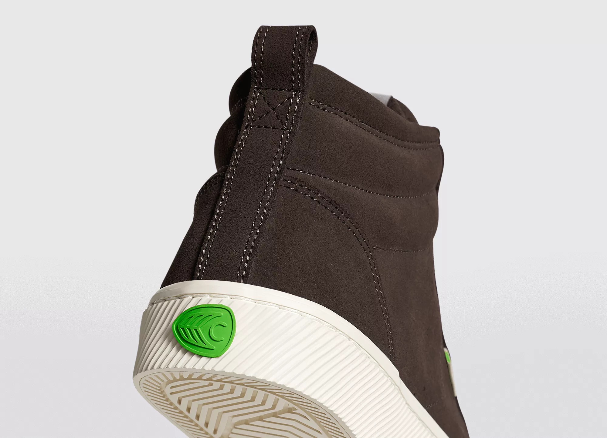 OCA High Dark Brown Suede Sneaker Women