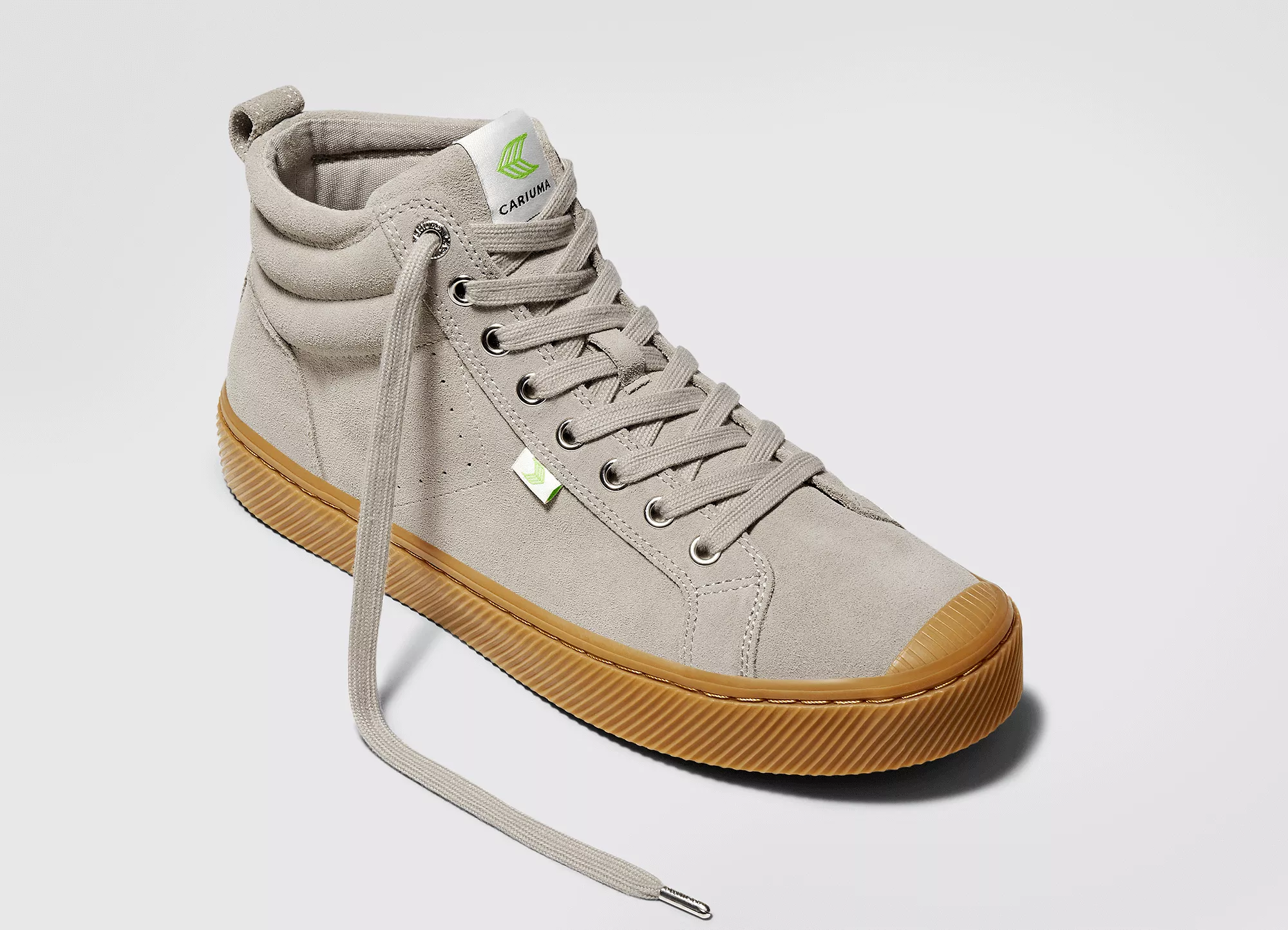 OCA High Gum Cloud Grey Suede Sneaker Women