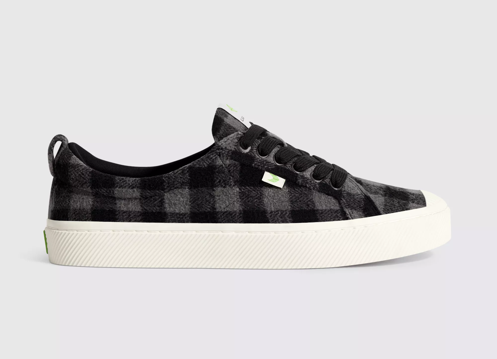 OCA Low Black Plaid Sneaker Men