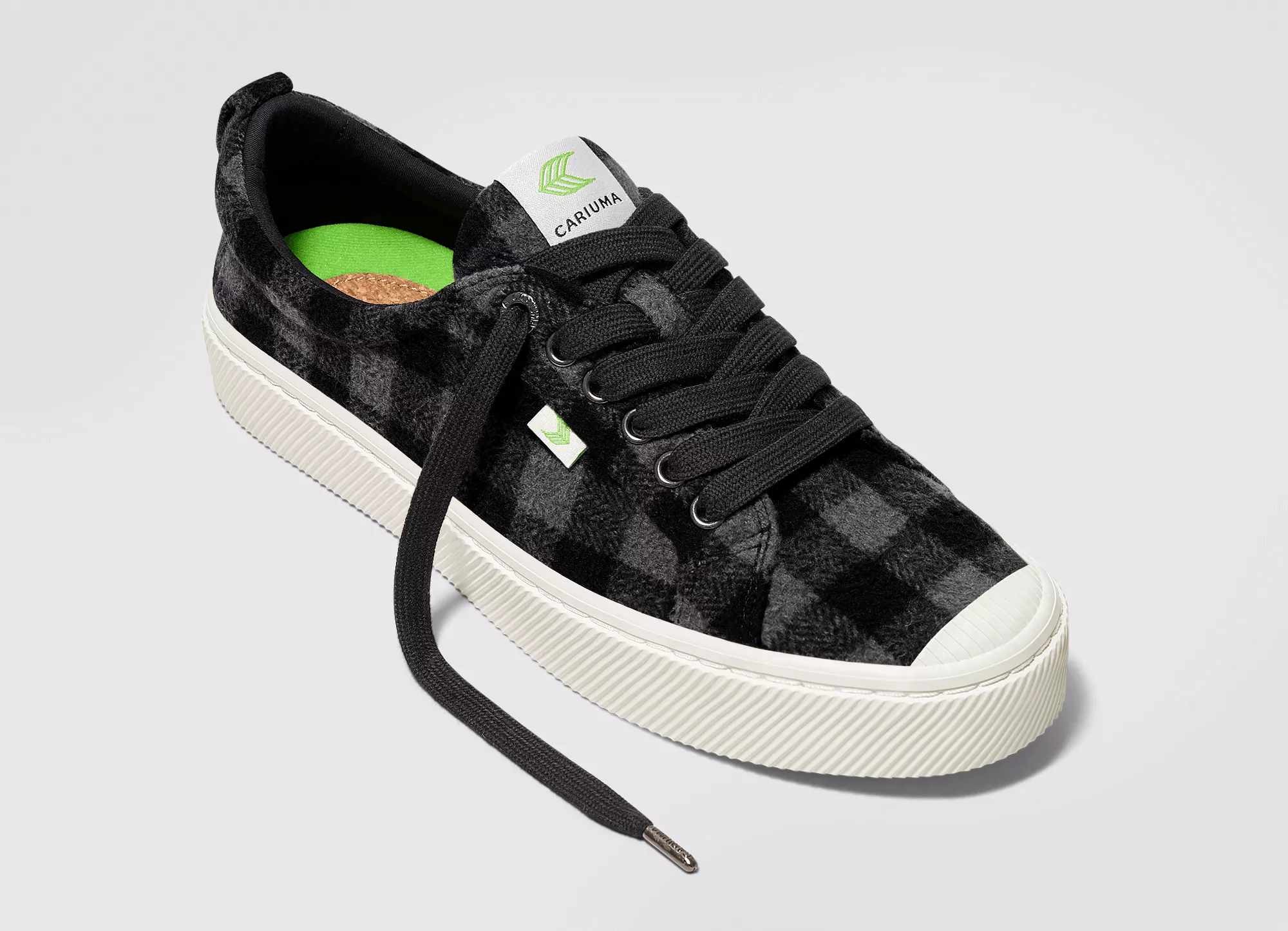 OCA Low Black Plaid Sneaker Men