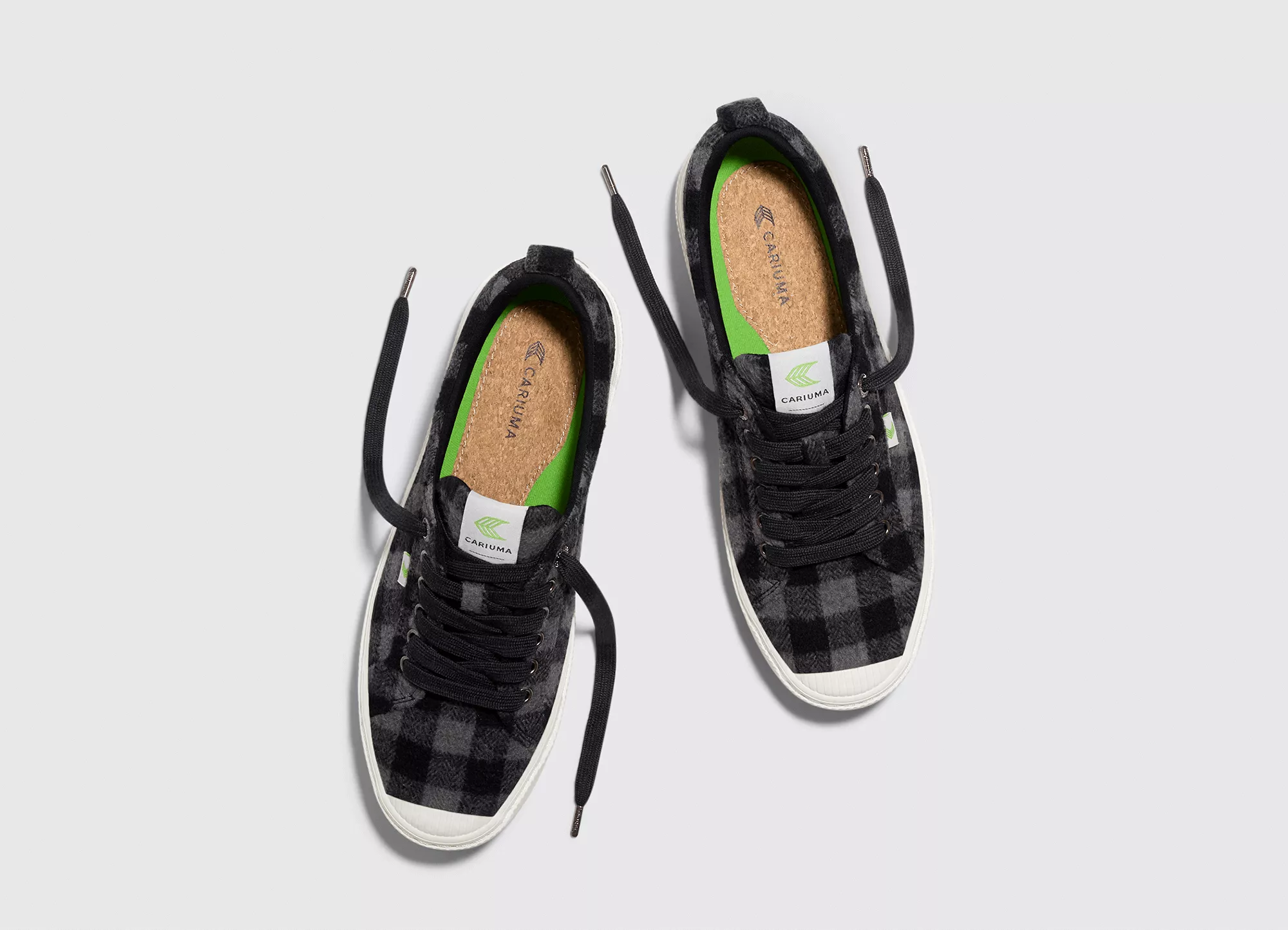 OCA Low Black Plaid Sneaker Men