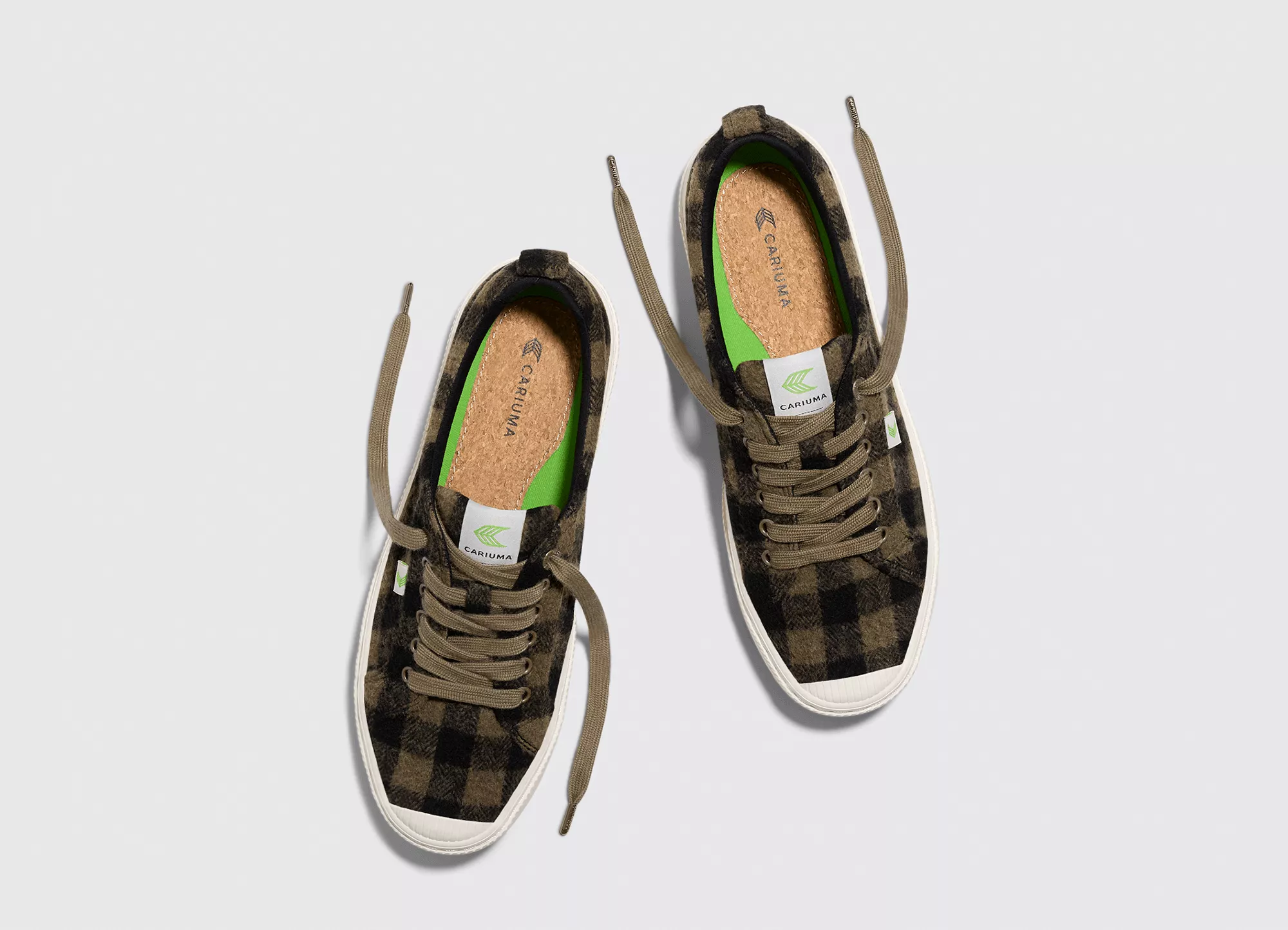 OCA Low Brown Plaid Sneaker Men