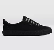 OCA Low Speedhooks All Black Suede Sneaker Men