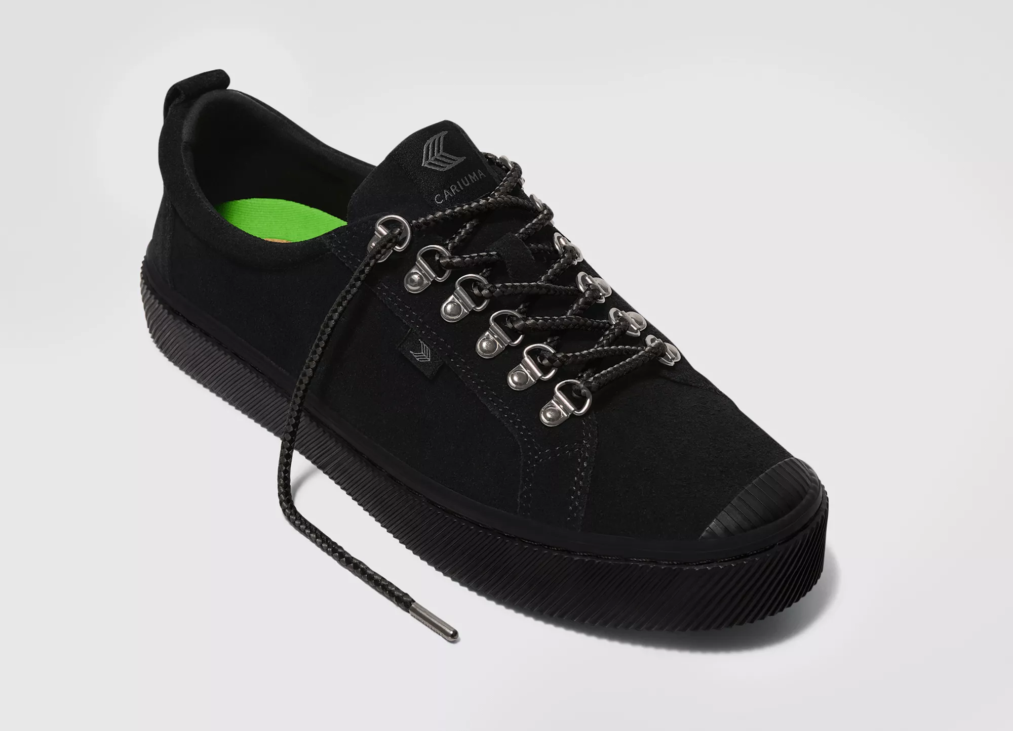 OCA Low Speedhooks All Black Suede Sneaker Men