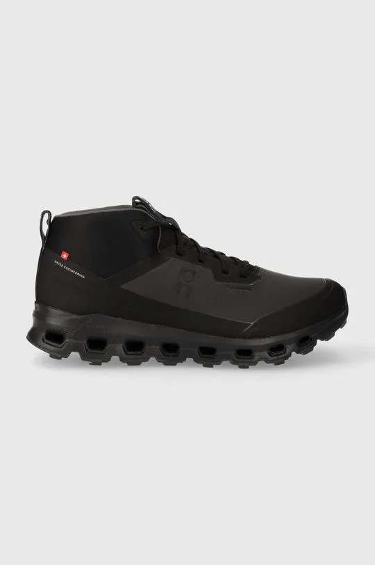 On-running shoes CLOUDROAM WATERPROOF men's black color