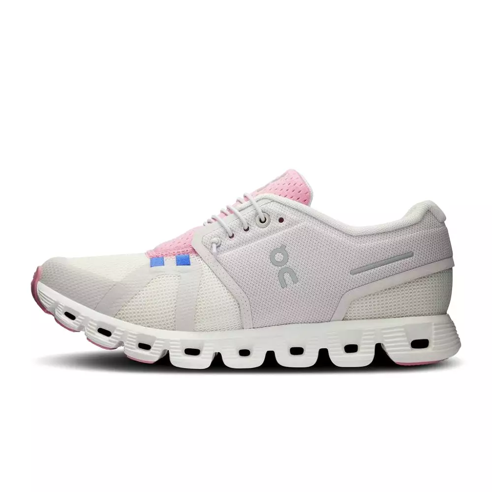 On Women's Cloud 5 Push - Ivory/Blossom