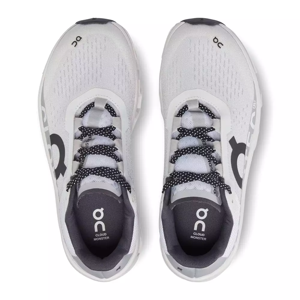 On Women's Cloudmonster Running Shoes - All White