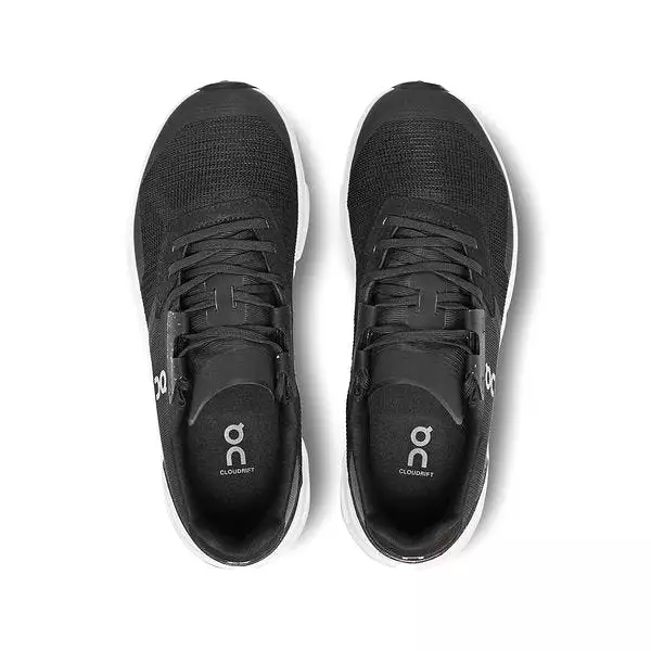 On Women's Cloudrift Sneaker - Black/White