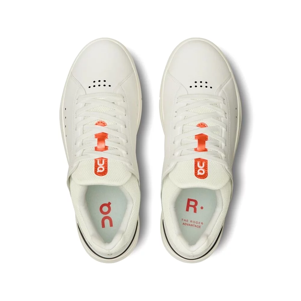 On Women's THE ROGER Advantage - White/Spice