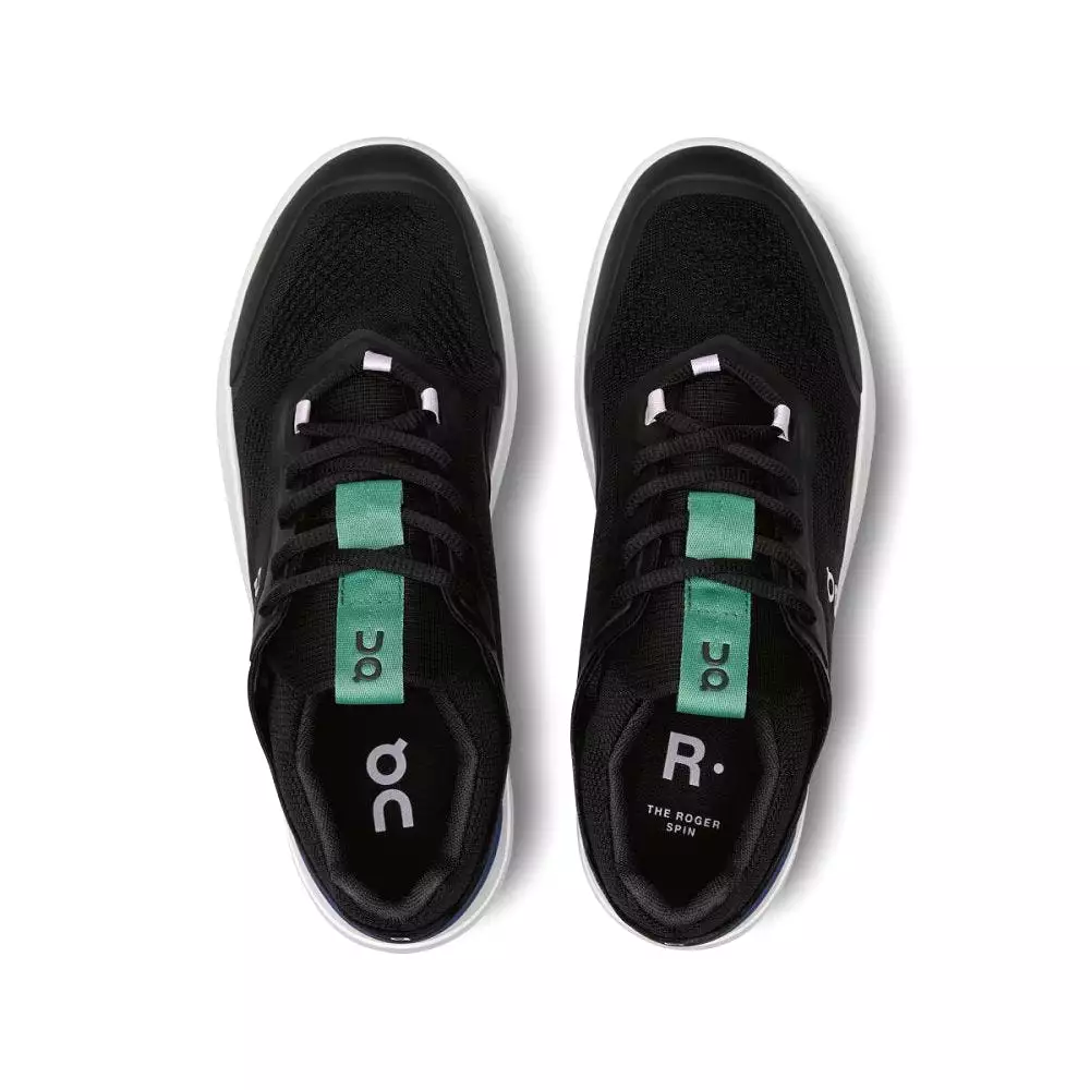 On Women's The Roger Spin Sneaker - Black/Indigo