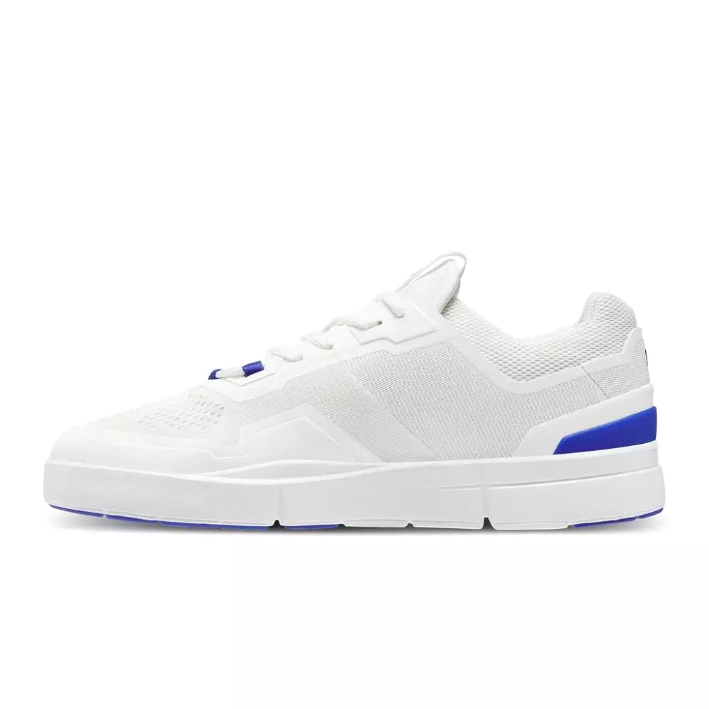 On Women's The Roger Spin Sneaker - Undyed-White/Indigo