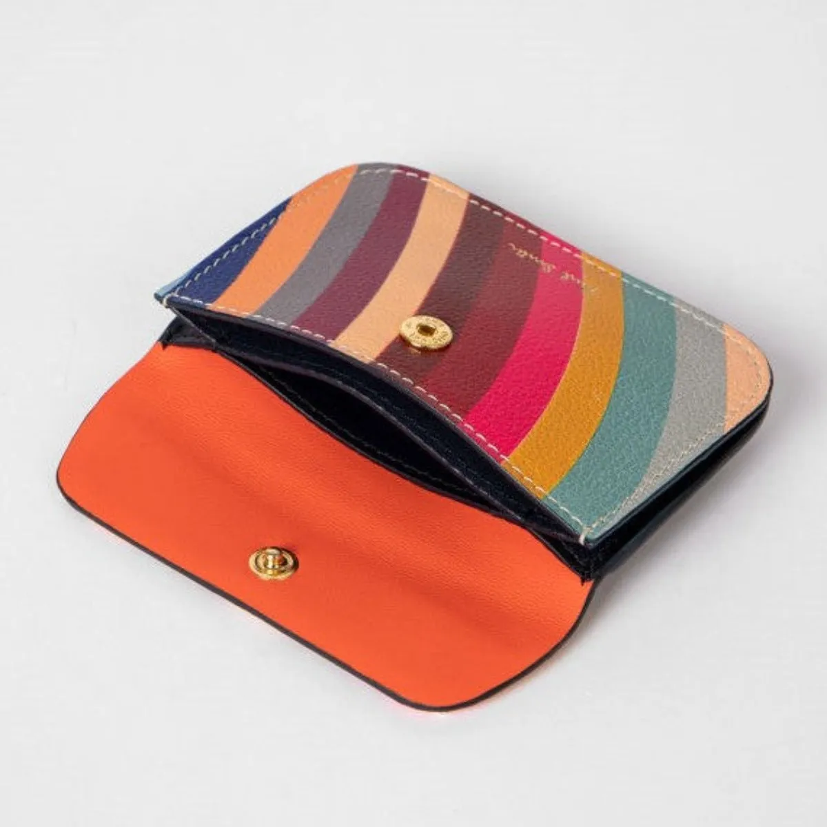 Paul Smith - Women's Swirl Print Purse Flap cc Pouch in Multicolours