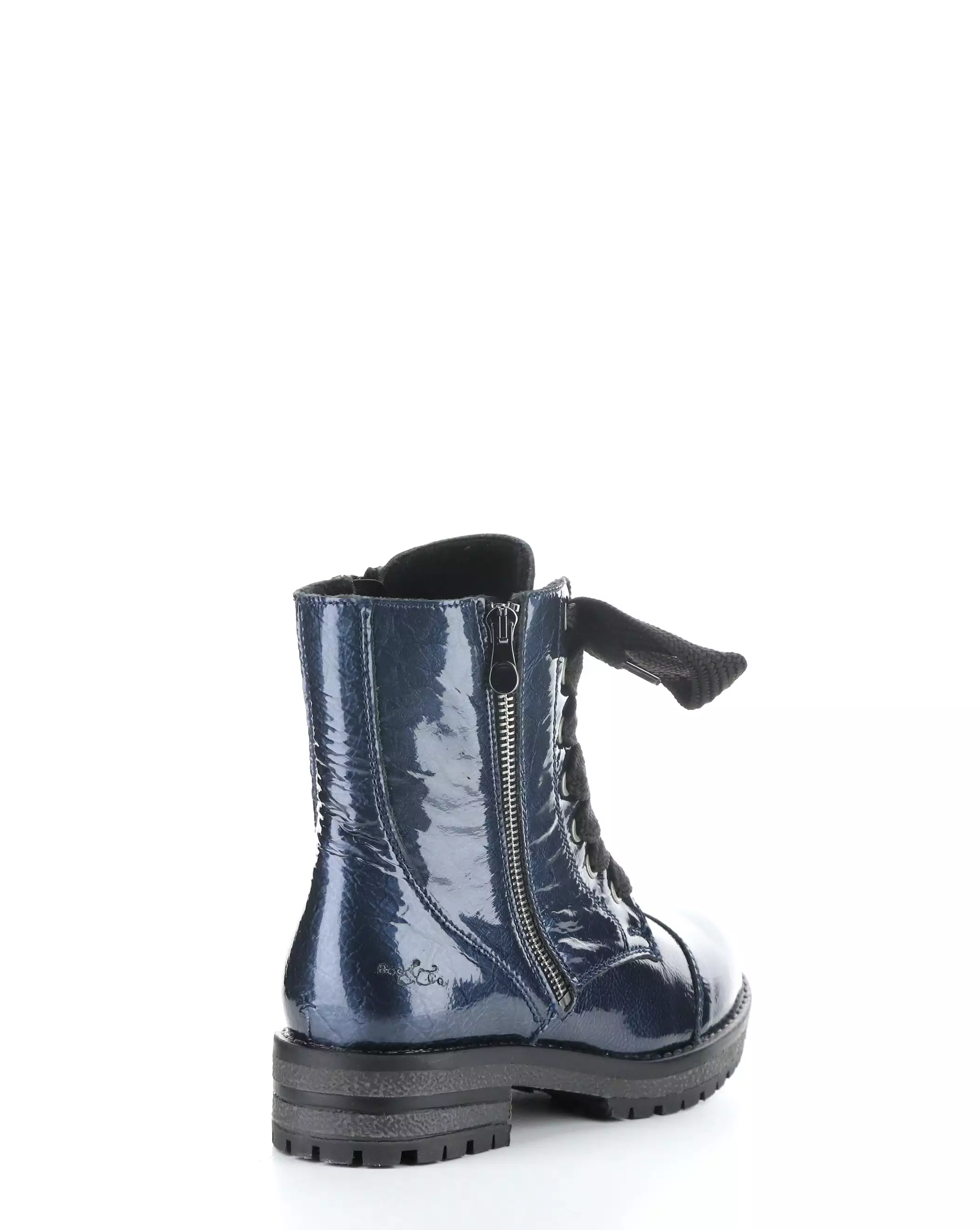 PAULIE BLUE Round Toe Boots