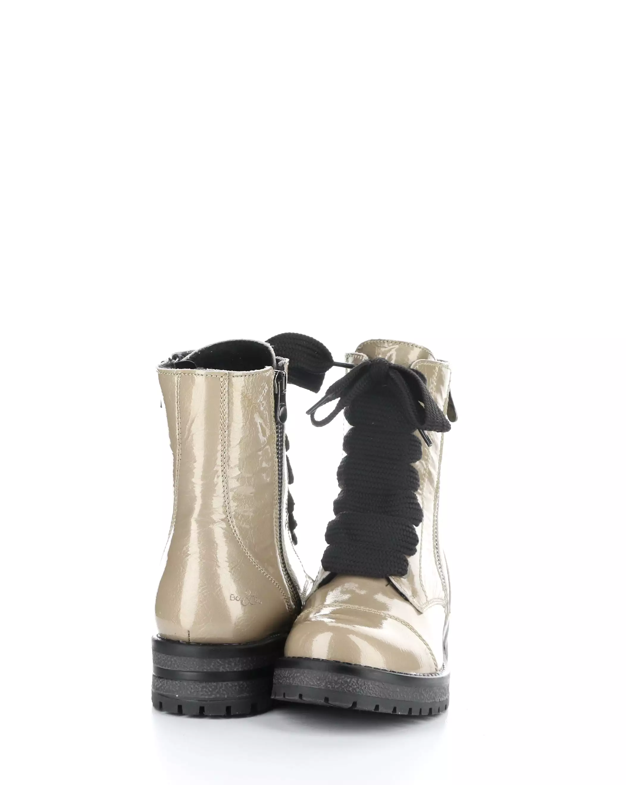 PAULIE TAUPE Round Toe Boots