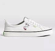 PEANUTS OCA Low Snoopy Skate Off-White Canvas Sneaker Men