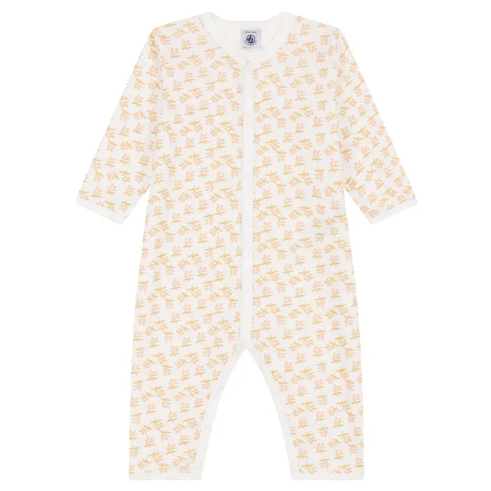 Petit Bateau Baby Lasso Pyjamas Cream Floral