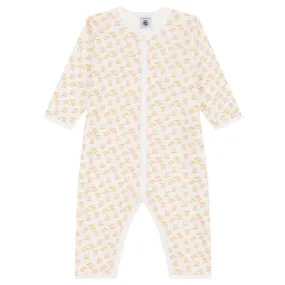 Petit Bateau Baby Lasso Pyjamas Cream Floral