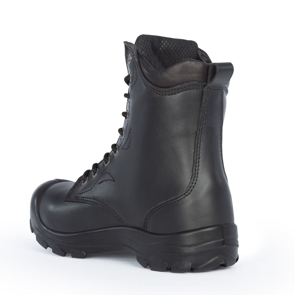 P&F S552 Women's 8 Steel Toe Leather Work Boot - Black