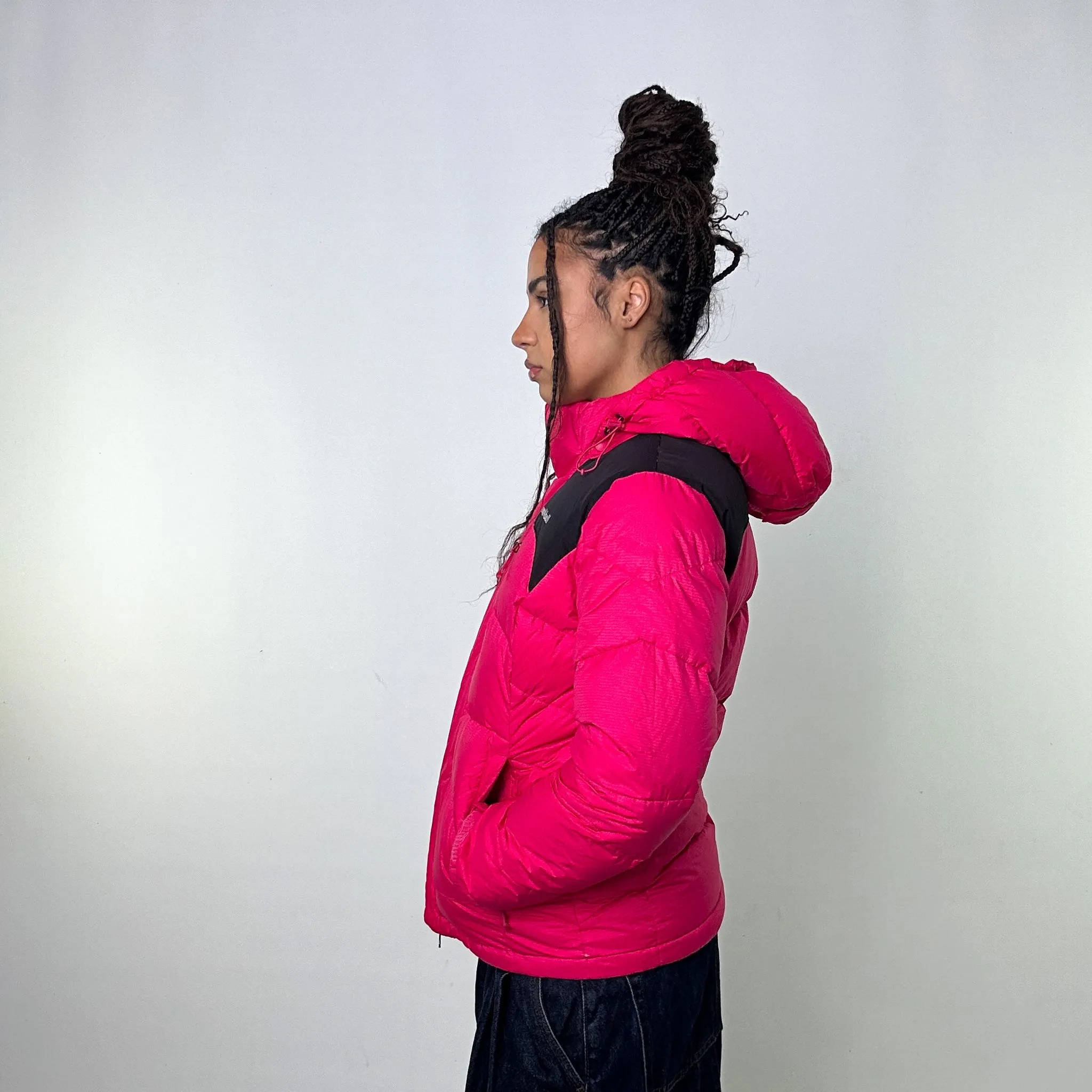 Pink y2ks Mont Bell Puffer Jacket Coat (M)