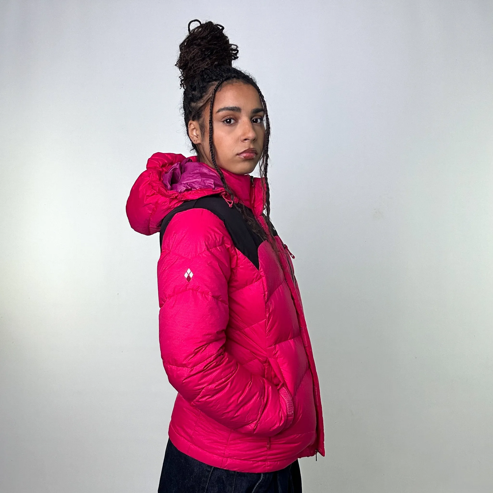 Pink y2ks Mont Bell Puffer Jacket Coat (M)