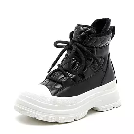 Platform Ankle Sneaker Boots